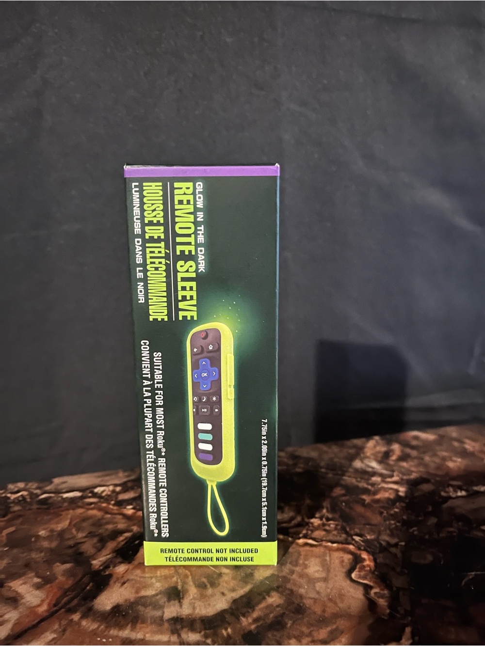 Glow-In-The-Dark Remote Sleeve in Neon Green